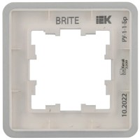 Рамка для розеток и выключателей IEK BR-M12-M-01-K47 фото №2 — интернет-магазин Desire.md