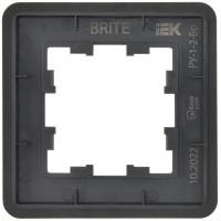 Рамка для розеток и выключателей IEK Brite BR-M12-M-21-K02 5pcs