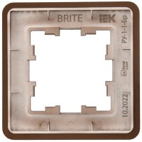 Рамка для розеток и выключателей IEK BR-M12-M-21-K30 фото №2 — интернет-магазин Desire.md