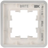 Рамка для розеток и выключателей IEK BR-M12-M-21-K47 фото №2 — интернет-магазин Desire.md