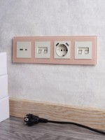 Рамка для розеток и выключателей IEK BR-M42-G-31-K96 фото №3 — интернет-магазин Desire.md