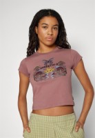 Tricou de dame Converse Blooming Skate Tee Pink, s.L imaginea #2 — magazin online Desire.md