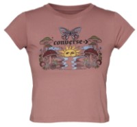 Женская футболка Converse Blooming Skate Tee Pink, s.S