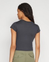 Tricou de dame Converse Blooming Skate Tee Black, s.L imaginea #3 — magazin online Desire.md