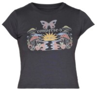 Женская футболка Converse Blooming Skate Tee Black, s.S