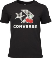 Женская футболка Converse Cherry Star Chevron Infill Tee Black, s.L