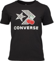 Женская футболка Converse Cherry Star Chevron Infill Tee Black, s.M