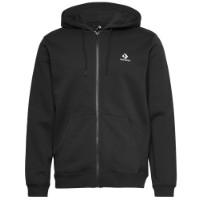 Мужская толстовка Converse Standard Fit Left Chest Star Chev Emb Full Zip Hoodie Black, s.L фото №1 — интернет-магазин Desire.md