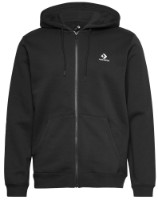 Мужская толстовка Converse Standard Fit Left Chest Star Chev Emb Full Zip Hoodie Black, s.XL