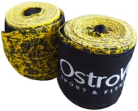 Banda elastica sportiv Ostrovit Boxing Bandage 2.5m Yellow/Black imaginea #2 — magazin online Desire.md