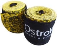 Эластичный бинт спортивный Ostrovit Boxing Bandage 2.5m Yellow/Black