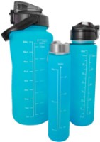 Sticle pentru apă Ostrovit Water Bottles 2000ml+900ml+500ml Blue Set imaginea #2 — magazin online Desire.md