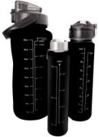 Sticle pentru apă Ostrovit Water Bottles 2000ml+900ml+500ml Black Set imaginea #2 — magazin online Desire.md