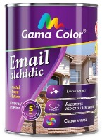 Эмаль Gama Color Alchidic PF-115 Black 2.7kg