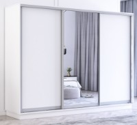 Шкаф-купе Mobildor-Lux Fox Chipboard/Mirror 330x230 White (fox7483)