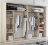 Dulap cu uşi glisante Mobildor-Lux Fox Chipboard/Mirror 290x200 Oak Sonoma (fox7608) imaginea #2 — magazin online Desire.md