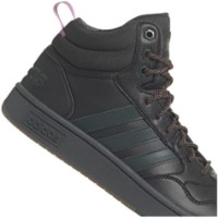 Bocanci pentru bărbați Adidas Sneaker Hoops 3.0 Mid Wtr Black/Dark Green 40
