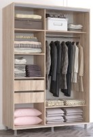 Dulap cu uşi glisante Mobildor-Lux Aron Chipboard/Mirror 140x220 Oak Sonoma (aron2303) imaginea #2 — magazin online Desire.md