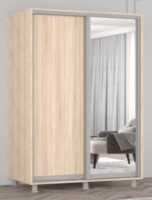 Dulap cu uşi glisante Mobildor-Lux Aron Chipboard/Mirror 160x230 Oak Sonoma (aron2352)
