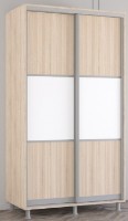 Dulap cu uşi glisante Mobildor-Lux Aron S 130x230 (3025 Stejar Sonoma) uși glisante din PAL (K) orizontal