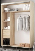 Шкаф-купе Mobildor-Lux Aron-S 180x220 Oak Sonoma/White (arons4336) K фото №2 — интернет-магазин Desire.md