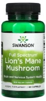 Пищевая добавка Swanson Lion's Mane Mushroom 500mg 60cap
