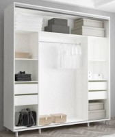 Dulap cu uşi glisante Mobildor-Lux Aron-S 200x200 White (arons4489) imaginea #2 — magazin online Desire.md