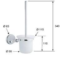Ершик для унитаза Remer EP 66 фото №2 — интернет-магазин Desire.md