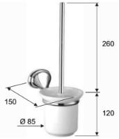 Ершик для унитаза Remer NV 66 фото №2 — интернет-магазин Desire.md