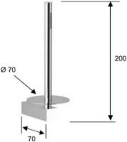 Держатель туалетной бумаги Remer SQ 62 фото №2 — интернет-магазин Desire.md