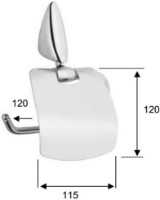 Suport hârtie igienică Remer ZP 60 imaginea #2 — magazin online Desire.md