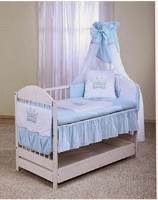 Lenjerie de pat pentru copii Albero Mio Korona Blue (C-6 H092) imaginea #2 — magazin online Desire.md