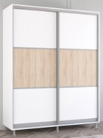 Dulap cu uşi glisante Mobildor-Lux Aron-P 160x220 White/Oak Sonoma (aronp3256) K