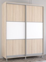 Dulap cu uşi glisante Mobildor-Lux Aron-P 160x220 Oak Sonoma/White (aronp3261) K