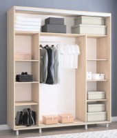 Dulap cu uşi glisante Mobildor-Lux Aron-P 200x210 Oak Sonoma (aronp5144) imaginea #2 — magazin online Desire.md