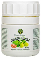 Supliment alimentar Herbal Therapy Ginkgo Biloba 80mg 90tab