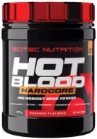 Предтренировочный комплекс Scitec-nutrition Hot Blood Hardcore 375g Guarana