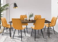 Стул Jumi Piado CM-274785 Yellow фото №3 — интернет-магазин Desire.md