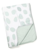 Pătură pentru bebeluși Doomoo Leaves Aqua Green (DS31)