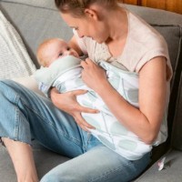 Плед для малышей Doomoo Leaves Aqua Green (DS31) фото №2 — интернет-магазин Desire.md