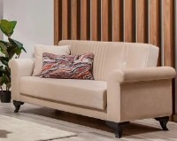 Диван Moda Life Mia 2 Cream 161x80.5x81cm фото №3 — интернет-магазин Desire.md