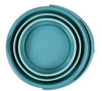 Складное ведро для ванной BabyJem Turquoise (598) фото №2 — интернет-магазин Desire.md