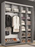 Dulap cu uşi glisante Mobildor-Lux Compact 210x220 uși glisante PAL cu ornament linii imaginea #2 — magazin online Desire.md