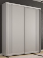 Dulap cu uşi glisante Mobildor-Lux Compact 220x220 uși glisante PAL cu ornament linii