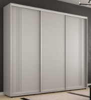 Dulap cu uşi glisante Mobildor-Lux Compact 270x220 uși glisante PAL cu ornament linii