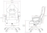 Геймерское кресло Arozzi Monza Black/Red фото №7 — интернет-магазин Desire.md