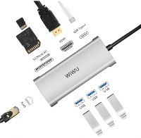 Док-станция WiWU Alpha 831HRT Gray фото №2 — интернет-магазин Desire.md