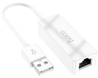 Переходник Hoco UA22 Acquire USB to Ethernet White