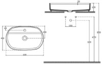 Умывальник Isvea Infinity (10NF65060-2L) фото №2 — интернет-магазин Desire.md