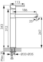 Смеситель для умывальника Ferro Fiesta BFI2LG фото №2 — интернет-магазин Desire.md